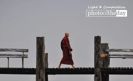 A Monk on the Bridge by Ryszard Wierzbicki