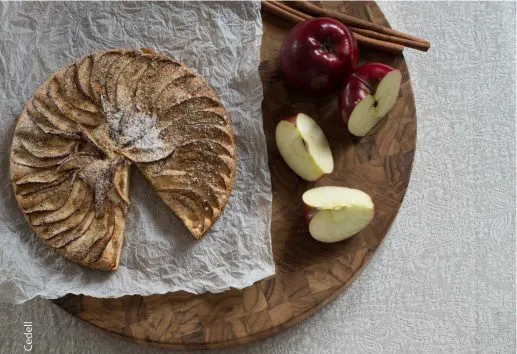 Apple Cake with Vanilla Crème, by Ola Cedell - Food Photography, Award Winning Photography, Photo of the Day, Ola Cedell,  Apple Cake Photography