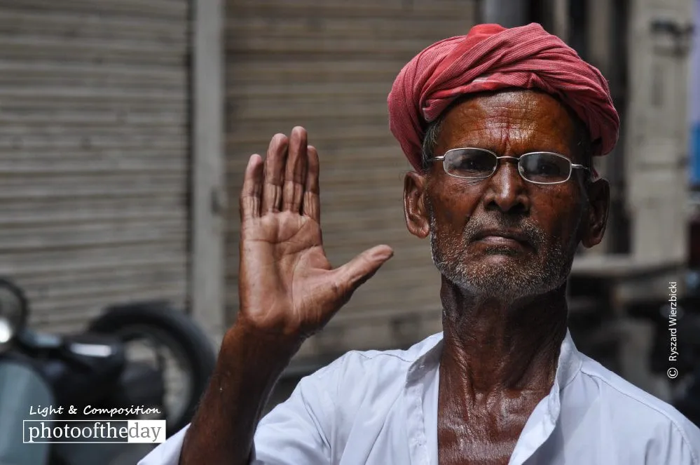 A Local Man in Pune by Ryszard Wierzbicki