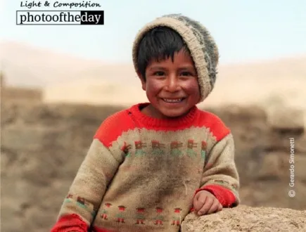 A Roadside Boy in Peru by Gerardo Simonetti