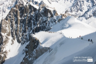 Vallee Blanche Ridge Walk by Ola Cedell