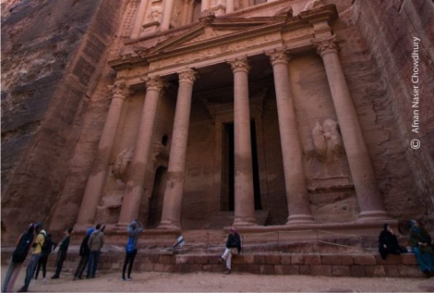 The Treasury of Nabataeans, by Afnan Naser Chowdhury - Architectural Photography, Photo of the Day, Petra, Photography Award, Afnan Naser Chowdhury