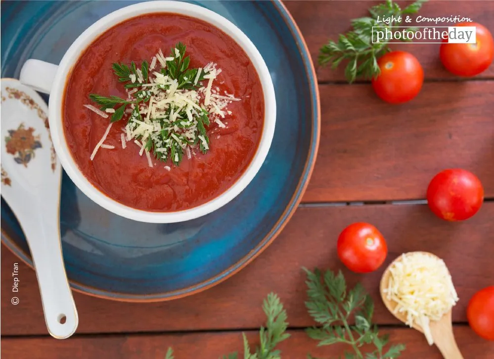Tomato Soup with Cheese