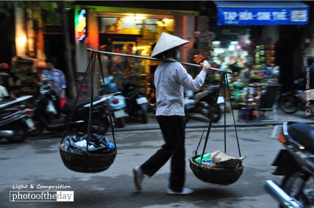 A Hanoi Street Seller by Ryszard Wierzbicki