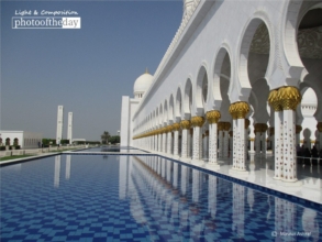 Cool Water of Sheikh Zayed Mosque by Masrur Ashraf