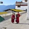 Tea Break with Little Monks by Naba Kumar Mondal