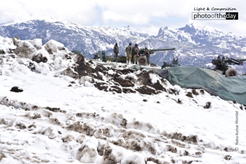 For the Motherland, by Naba Kumar Mondal - Photojournalism, Adventure Photography, Naba Kumar Mondal, Bumla Pass, Award-Winning Photography