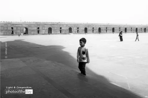 In the Badshahi Mosque by Jabbar Jamil