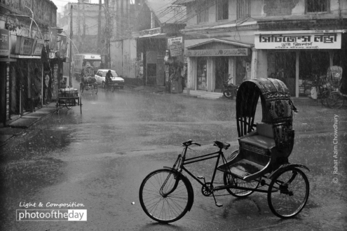 A Rainy Day, by Rahat Azim Chowdhury - Documentary Photography, Photojournalism, Street Photography, Photography Awards, Rahat Azim Chowdhury
