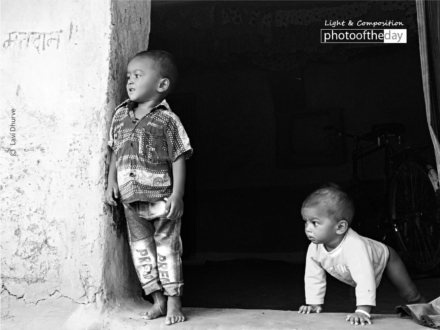 Surprised, by Lavi Dhurve - Photojournalism, Black and White Photography, Photography Awards, Photo of the Day, Lavi Dhurve