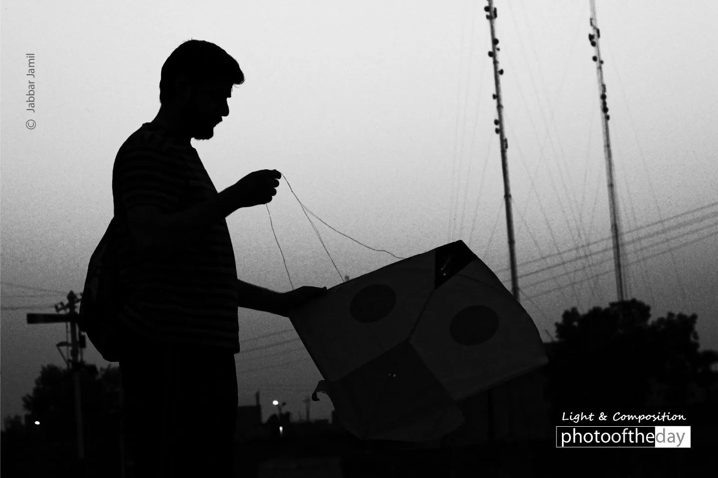 Posing with the Kite by Jabbar Jamil