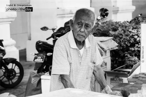 An Ice Cream Man by Siew Bee Lim - Portrait Photography, Photo of the Day, Award Winning Photography, Photography Awards, Ice Cream Man