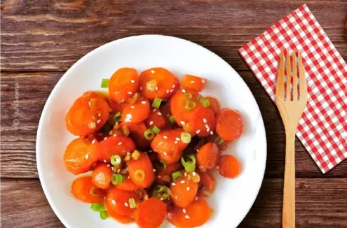 Honey Garlic Carrots by Juhi Saxena - Food Photography, Photo of the Day, Photography Awards, Award Winning Photography, Food Photography Awards