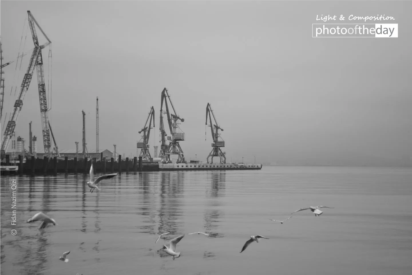 Baku City in Monochrome by Fidan Nazim Qizi