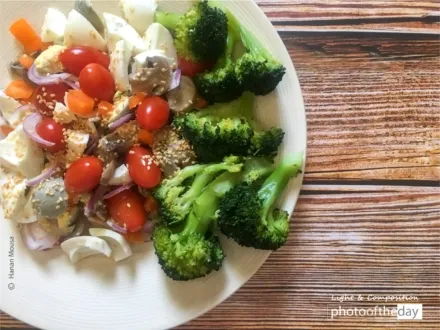 Egg and Vegetable Salad by Hanan AboRegela