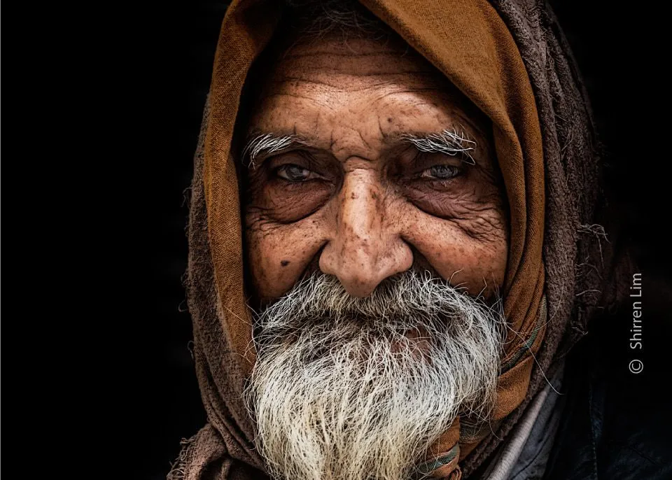 Old Man at Chandni Chowk
