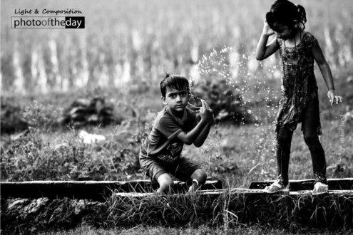 Playing in Water by Jabbar Jamil