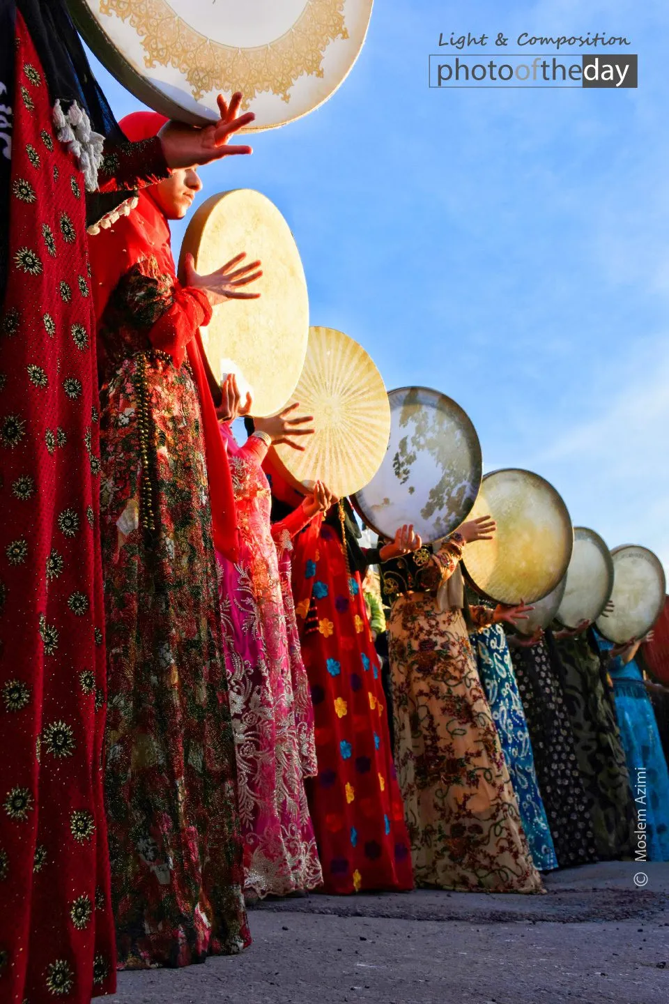 Kurdish Girls with Daf by Moslem Azimi Kurdish Girls with Daf by Moslem Azimi