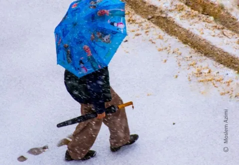 Snow and Colors by Moslem Azimi