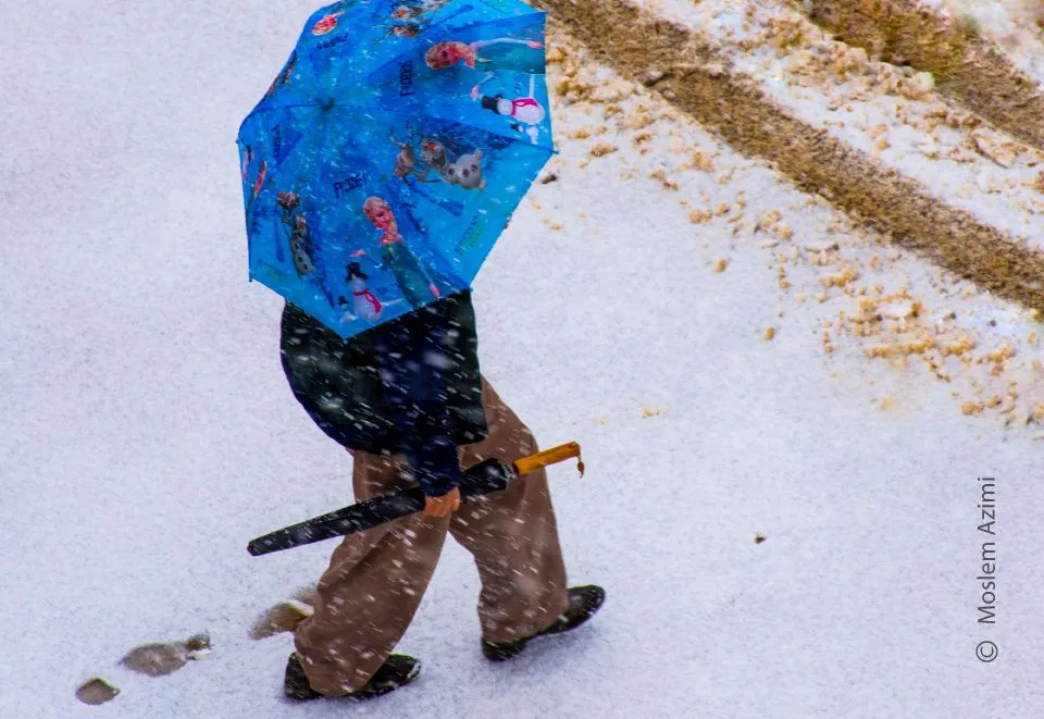 Snow and Colors by Moslem Azimi - Photojournalism, Color Photography, Award-Winning Photography, Photo of the Day, Photography Awards