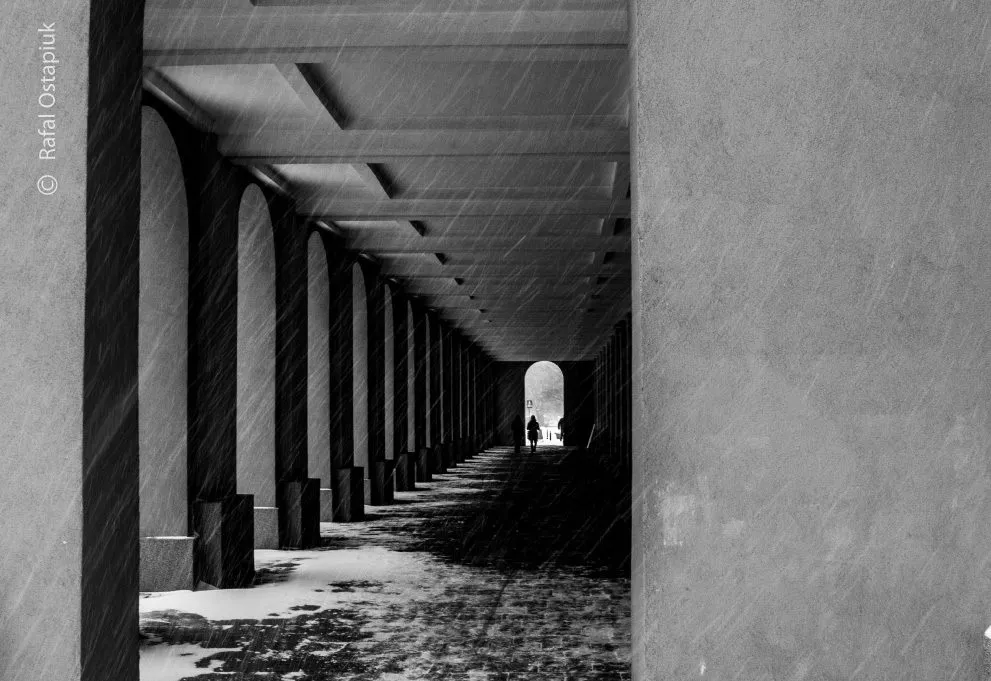 First Snow by Rafal Ostapiuk - Photojournalism, Black and White Photography, Photography Awards, Photo of the Day, Rafal Ostapiuk