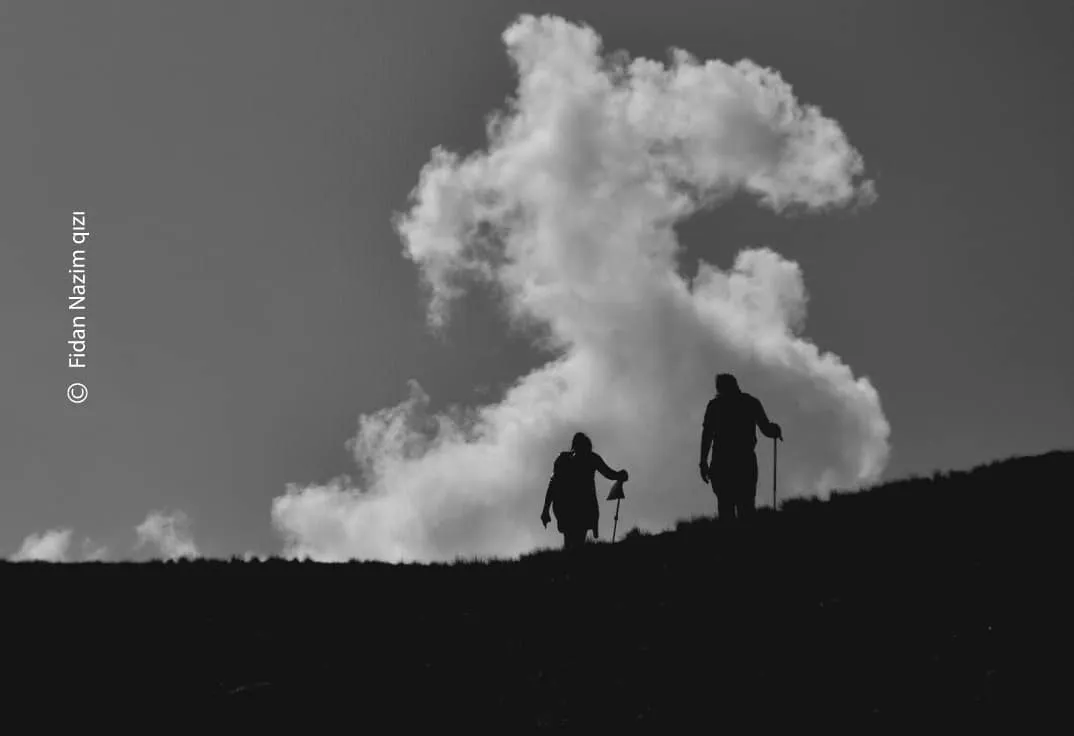 Mountain and Cloud by Fidan Nazim Qizi - Artistic Photography, Photo of the Day, Landscape Photography, Photography Awards, Light & Composition University