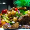 Chickpeas Salad with Meat by Hanan AboRegela - Food Photography, Photo of the Day, Photography Award, iPhone Photography, Food Photography Awards