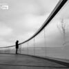 Standing on a Bridge by Fidan Nazim Qizi - Photography Awards, Photo of the Day, Black and White Photography, Art Photography, Photography Education