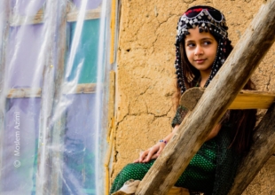 On the Stairs by Moslem Azimi