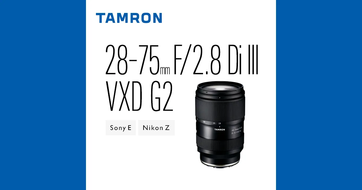 Tamron 28-75mm f/2.8 Di III VXD G2
