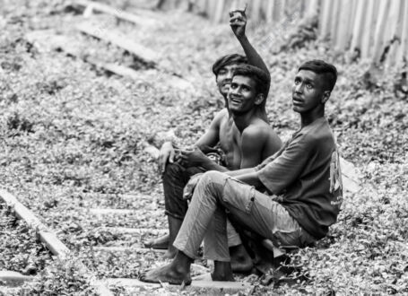 Youthful Wonder by the Rails