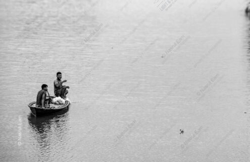 Two Figures, Vast Water