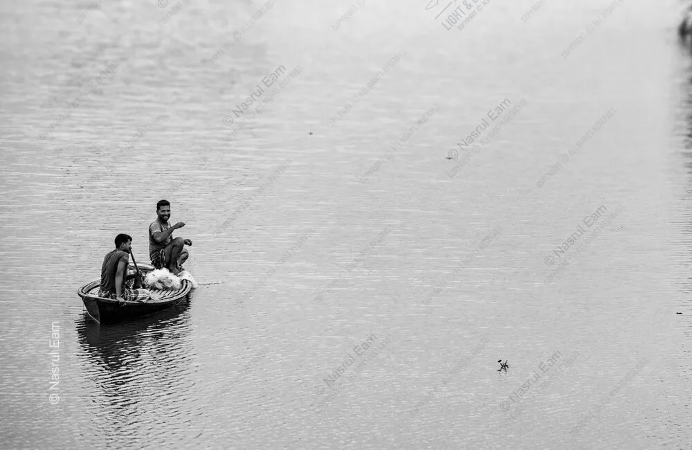 Two Figures, Vast Water