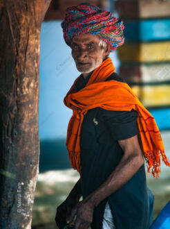 Vibrant Turban, Resilient Gaze