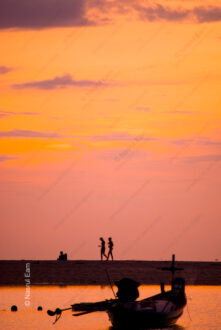 Figures on the Horizon's Edge