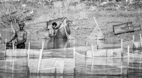 Riverbed Nets and Bare Shoulders