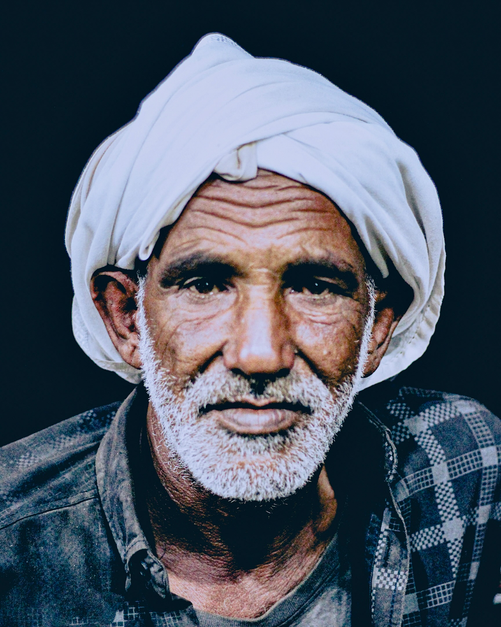 A Portrait of Endurance and Wrinkle by Asaad Nateel