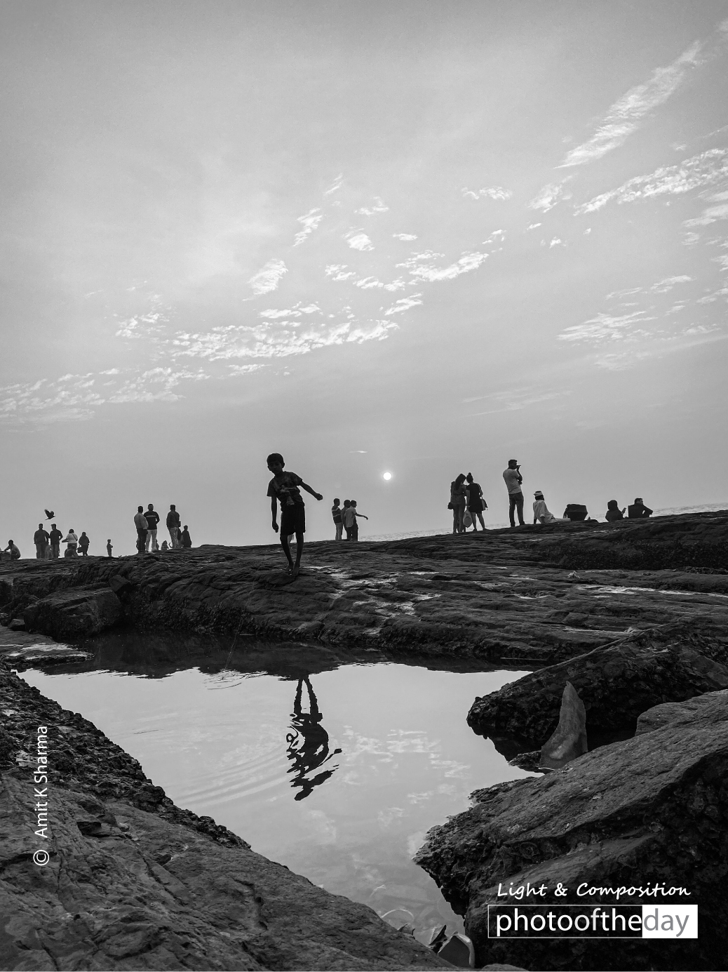 Reflection at Bandra Beach by Amit K Sharma - Street Photography, Photojournalism,  Photography Awards, Art Photography, Photo of the Day
