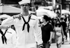 A Sailor Man in the City by Jose Juniel Rivera-Negron