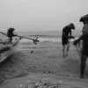Black & White Dramic Style of Fishermans Work by Karthick Saravanan - Black and white photography, photojournalism, documentary photography, photography awards, Light & Composition University