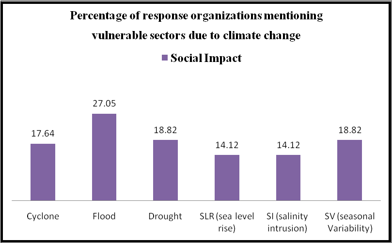 Sustainable development and climate change: Evaluation of GO-NGO activities Chart Figure 5 4 1 d Social Impact 1