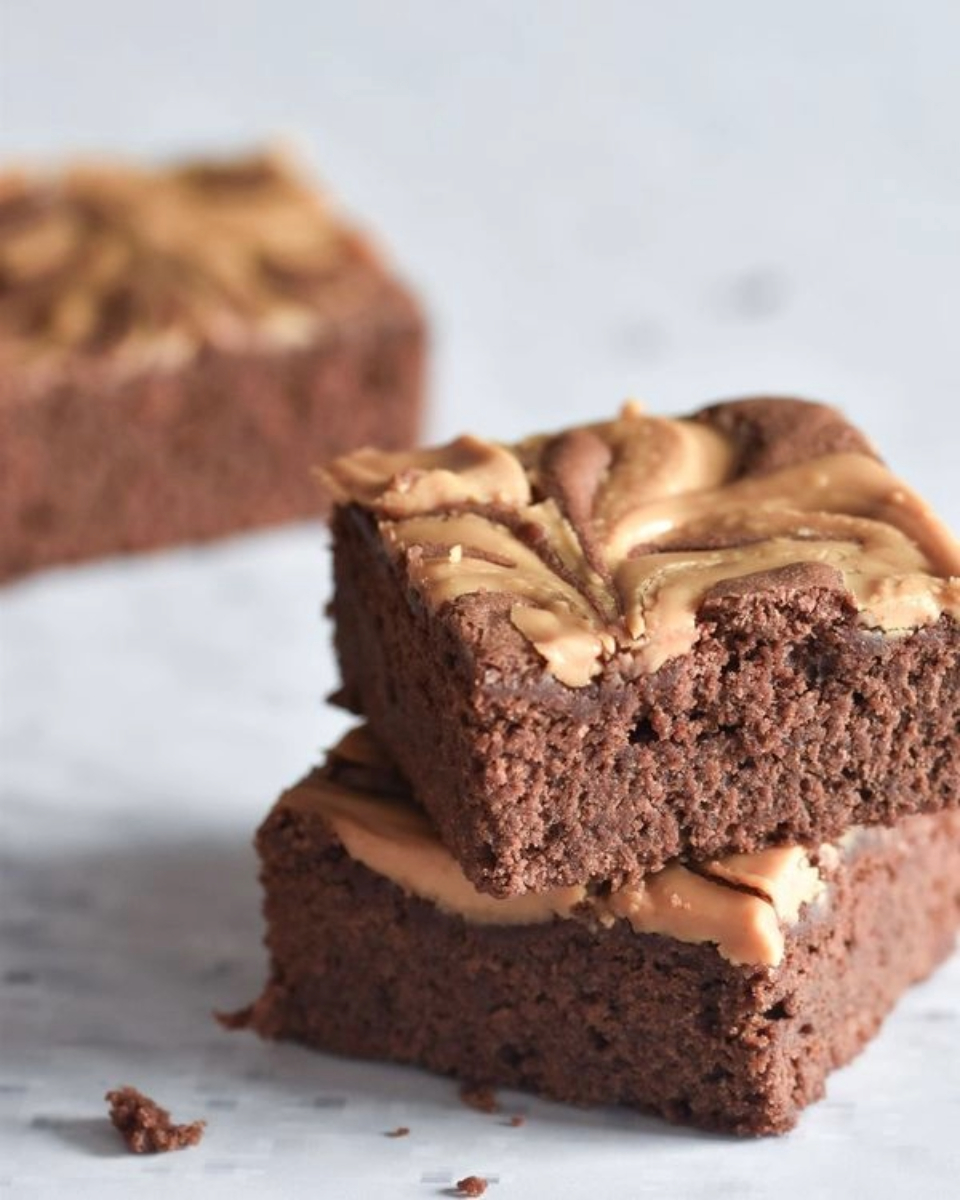 Peanut Butter Brownies by Jasna Verčko - Food Photography, Photography, Brownies, Recipe, Jasna Verčko