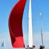 Monaco Flag by Giorgio Mostarda - Photojournalism, Photography, Monaco Flag, Giorgio Mostarda, Photo of the Day