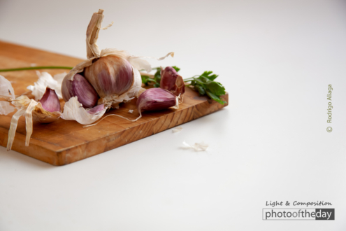 Garlic for Cooking by Rodrigo Aliaga - Food Photography, Diploma in Photography, Art Photography, Photography Awards, Photo of the Day