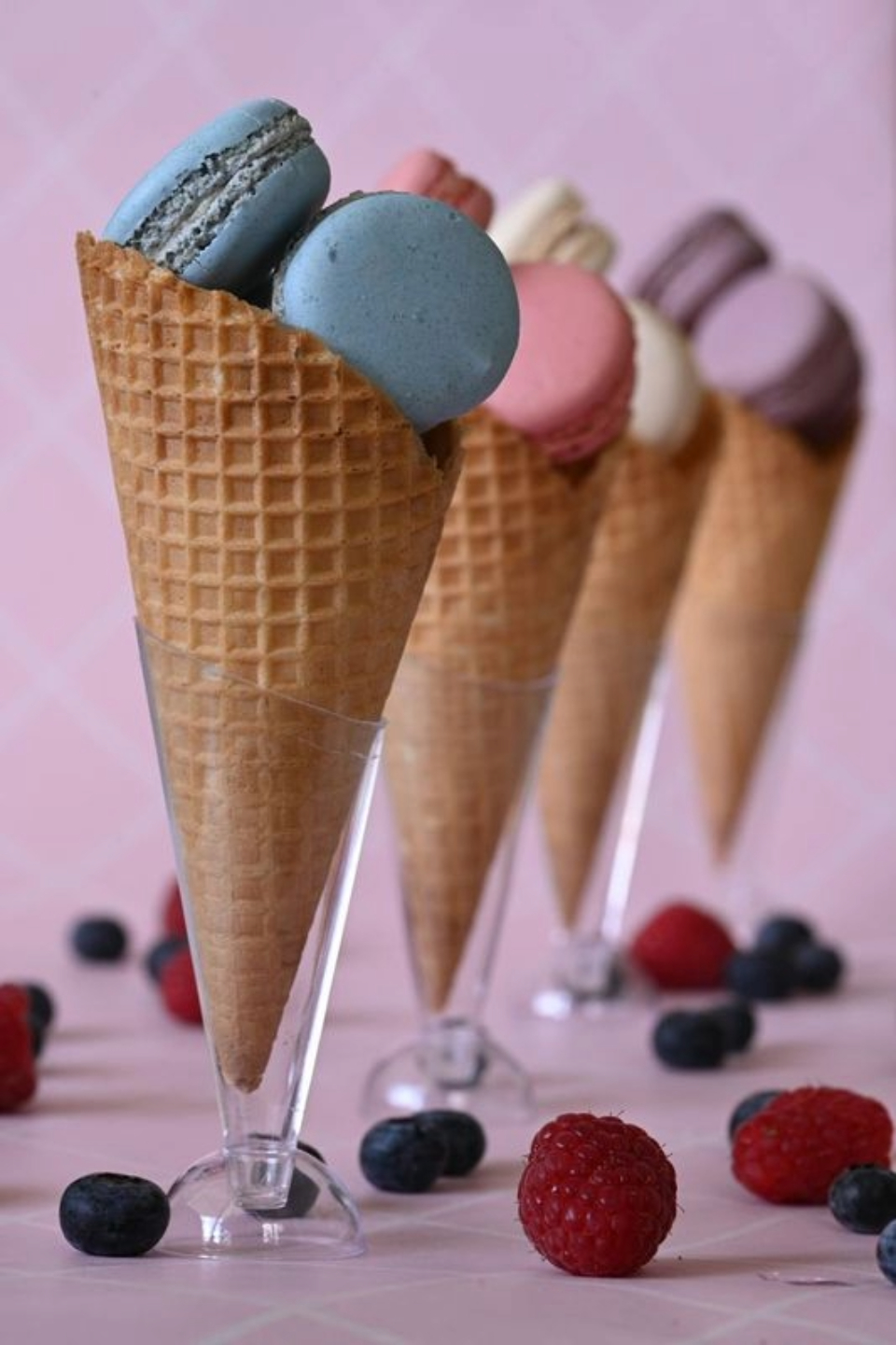 Macaron Cones by Leanne Lindsay