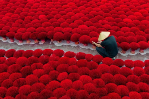 Vietnam in Red by Laura Marchetti - Photojournalism, Color Photography, Art Photography, Landscape Photography, Photo of the Day