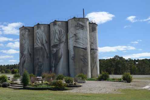 Painted Silos by Leanne Lindsay - Painted Silos, Art Photography, Photo of the Day, Photography, Australia