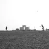 Shadow Street Cricket by Karthick Saravanan - Photojournalism, Street Photography, Black and White Photography, Photography Awards, Light & Composition University