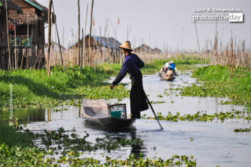 Visiting the Floating Village by Ryszard Wierzbicki - Photojournalism, Travel Photography, Inle Lake, Ryszard Wierzbicki, Photography Awards