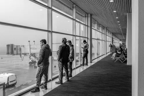 Exploring Airports by Jose Miguel Albornoz - Photojournalism, Airport Photography, Black and White Photography, Photo of the Day, Jose Miguel Albornoz